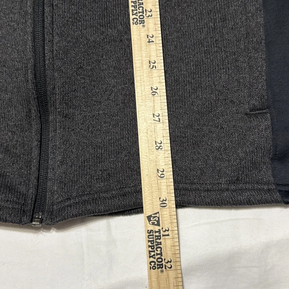 Spyder Zip Up Jacket Men's Size XL Gray Fleece Sweater Sweatshirt Activewear
